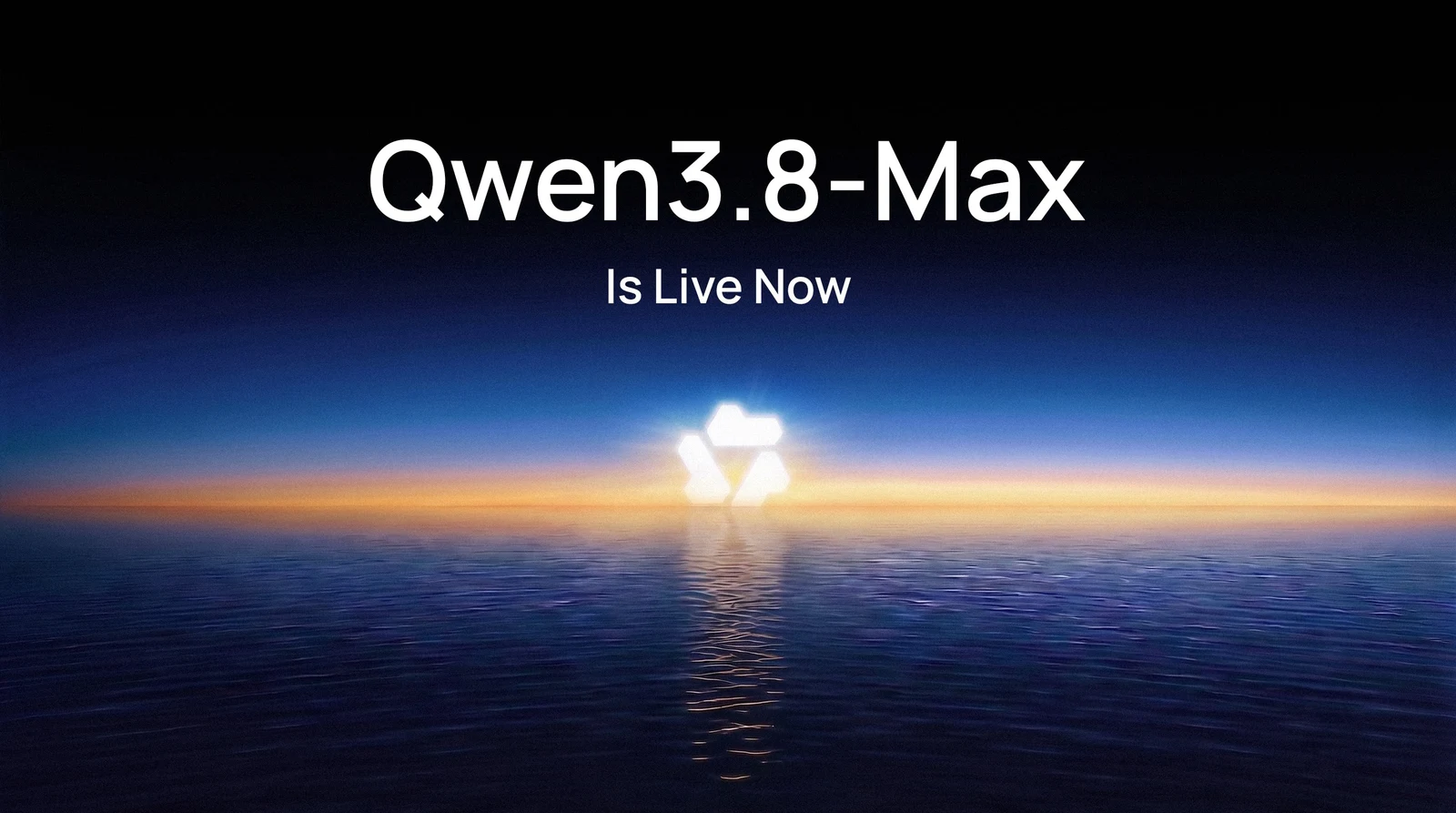 Qwen3.8-Max official model release graphic.